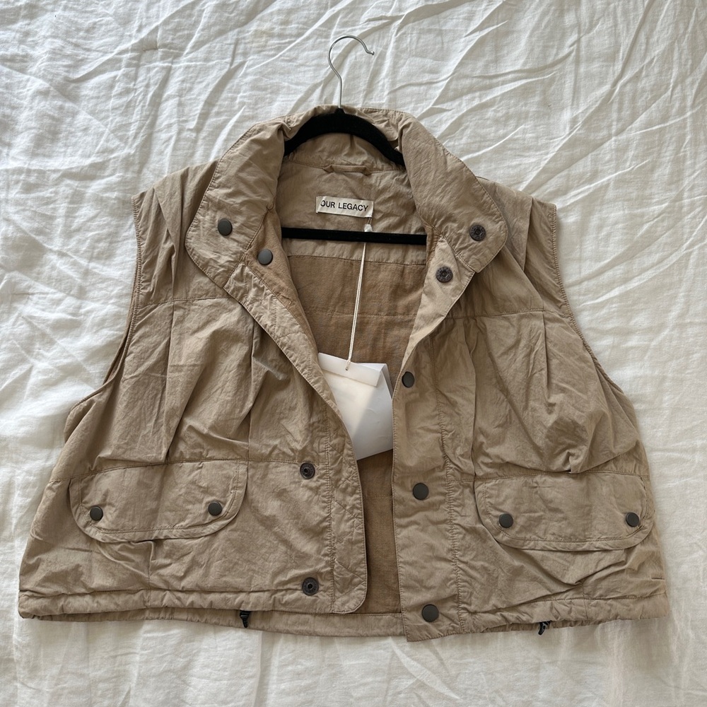 Our Legacy Cropped Exhale Puffa Vest